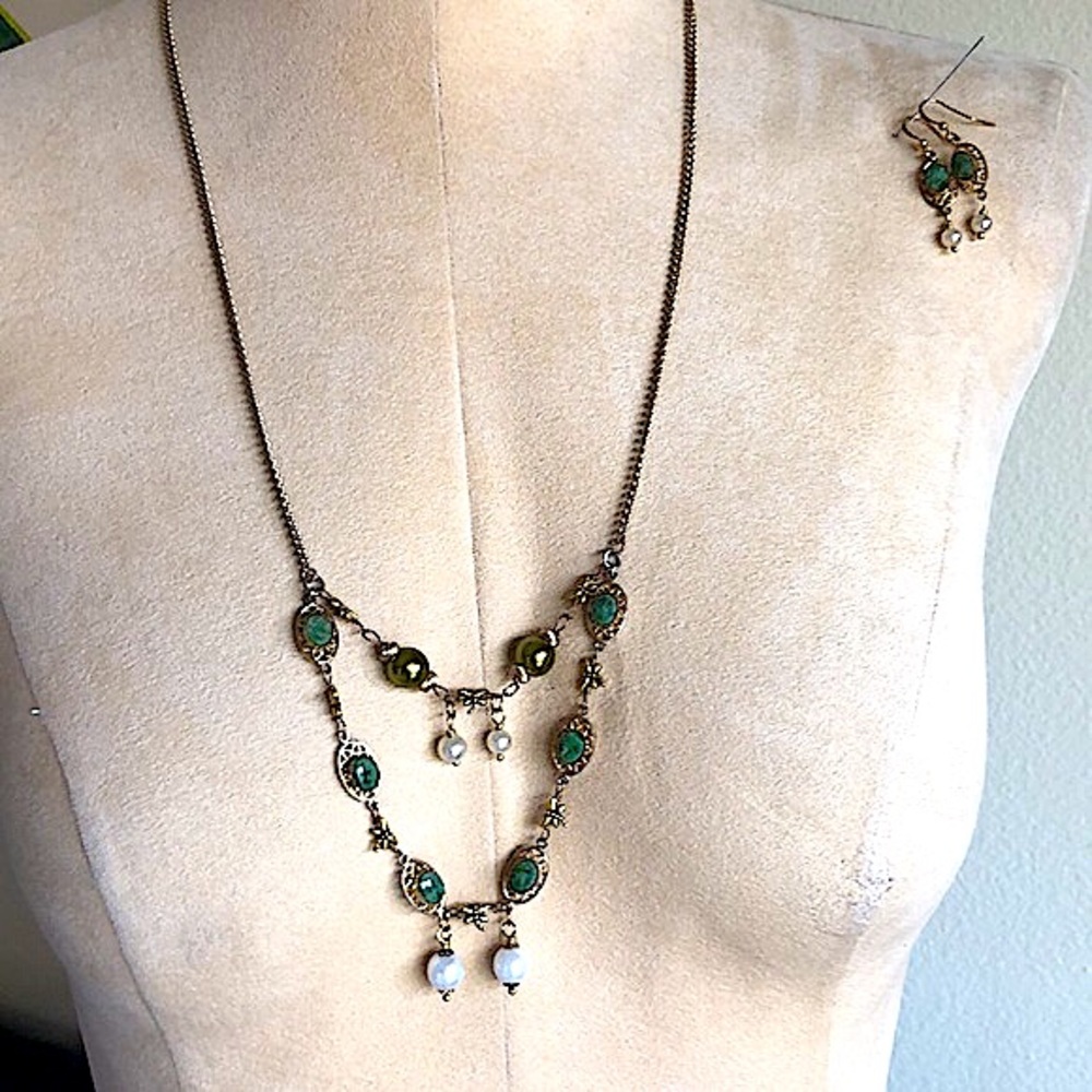 Handmade Earring and Necklace Set